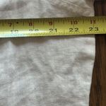 Multiples  White Linen Womens Jacket White Ruffle Buttons Flare Sleeve Size XL Photo 9