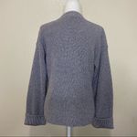 Joie  Cicilia Wool Blend Merallic Sweater in Soft Heather Gray Size Small NWT Photo 7