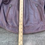 Jakett New York Josey Leather Moto Jacket Lilac Purple Size XS Photo 5