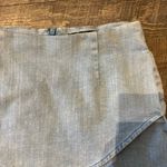 Blue Blush  Asymmetrical Denim Skort Photo 1