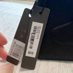 SKIMS NWT Neoprene Soot Pouch SOLD OUT ONLINE Photo 3