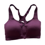 Lululemon athletic sports bra zip up front 32DD burgundy Photo 0