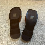 J.Crew NEW Callie Buckle Sandals in Cedar Brown Leather Size 8 Photo 5