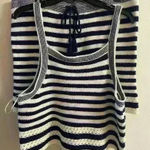 House of Harlow 1960 shorts set knit‎ crochet Large NWT Blue Photo 0