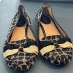 Kate Spade New York Bowdie Black and White Classic Ballet Flats Size 9 Photo 0