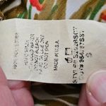 Body Central  Y2K White Multi Paisley Satin On Shoulder Blouse Size Small Photo 5