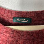 Ofeefan Women’s Cozy Red Knit Long Sleeve Winter Dress size Large Photo 3