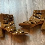 Loeffler Randall Galia Studded Suede Block-Heel Sandal Size 6.5 Photo 1