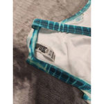 Victoria's Secret  Pink Swim Strappy Racerback Bikini Top S Teal Tie Dye Photo 2