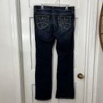 Kut From The Kloth KUT Blue Natalie High Rise Bootcut Y2K Denim Jeans Size 10 Embroidered Pockets Photo 3