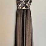 Speechless Black Nude Sequin Gown Photo 0
