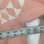 Duluth trading Co women's size XL fair isle wool Cozy Pink Turtleneck Sweater Photo 4