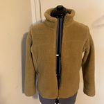 Muji Boa Fleece Jacket Mustard NWOT Size M Tan Size M Photo 7