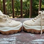 Bronx Jaxstar W/Gum Sole Women Neutral Suede Chunky Streetwear Sneakers|Sz:36EU Tan Size 5 Photo 3