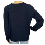 Brandy Melville Black and Blue Argyle Crewneck Sweater Photo 5