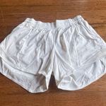 Lululemon White Hotty Hot Low-Rise Lined Short 4” Photo 0