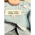 NWT Teri Jon by Rickie Freeman Jacquard Cascade Ruffle Mermaid Gown Light Blue 6 Photo 6