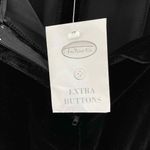 Talbots  Wide Leg Pants Womens 2‎ Black Velvet Rayon Silk Blend NEW Photo 7