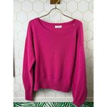 Babaton  by Aritzia Bright Pink Luxe 100% Cashmere Sweater - Size - Medium Photo 6