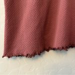 J.Jill  burgundy textured knit long sleeve shirt size large Photo 4