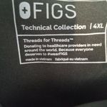 FIGS women's set scrub top n bottoms black color size 4Large Photo 6