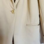 Forever 21 Women's Cream/Biege/Tan Spring Work Dressy One Button Blazer | Size M Photo 3