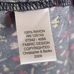 Christopher & Banks Vintage 90s Y2K  Teacher Skirt Size 6 Novelty Button Front Photo 7