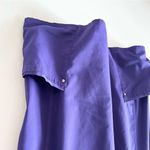 Purple Label Yoga Sz 2X V Neck Scrub Top Shirt Pockets Short Sleeve Stretch Photo 1