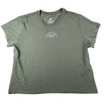 Nike Womens XXL Chill Knit Cropped T-shirt Slim Fit Short Sleeve Tee HJ6522-338 Photo 0