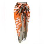 NWT AD European and American Split Bikini Sexy Soft Bikini Swimwear Rust S Orange Photo 4