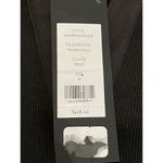 Veronica Beard NWT Peralta Midi Dress Tiered Skirt Size Medium Black Long Sleeve Photo 5