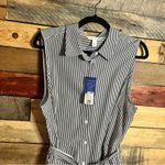 Popsugar  Blue And White‎ Stripe Dress Size Large Photo 2