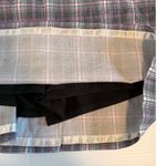 Peter Millar  Plaid Skirt Women's Size 8 Purple Green White Pockets Pleated Photo 3