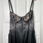 Katie May  Black Tink Lace Bustier Sleeveless Wide Leg Jumpsuit XL Photo 4
