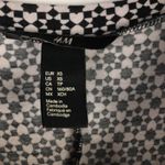 H&M  Swing T Shirt Medallion Pattern XS Black Photo 7