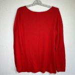 Old Navy Lightweight Sweater Womens XL Red Roll Neck Long Sleeve Pullover New Photo 2