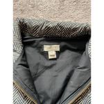 J.Crew  Women's Vest Down 2XS Gray‎ Excursion Quilted Puffer Zip Herringbone Warm Photo 2