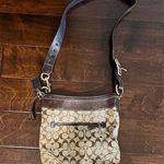 Coach Vintage 1990s  Signature Brown Leather Crossbody Bucket Bag BRAND NEW Clean Photo 0