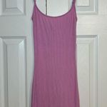 SKIMS Fits Everybody Pink Ribbed Dress Photo 1