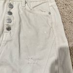 We The Free  free people denim distressed button down skirt Photo 2