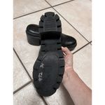 Gianni Bini GB Size 9.5 M End-Game Leather Black Lug Sole Mules Photo 4