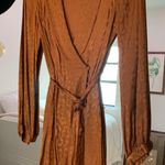 & Other Stories Satin Long Sleeve Dress Photo 2