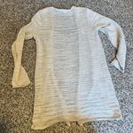 Eileen Fisher  Petite Tan Open Front‎ Long Cardigan Sweater PP Photo 5