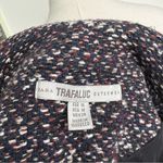 ZARA  Striped Tweed Woven Coat Medium Photo 5