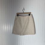 Marc New York NWT Tweed Mini Skirt Size 10 Latte White Preppy Academia Chic Photo 1