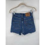 Levi's Levi’s Premium Denim Ribcage Jean Shorts Women 24 Blue Button Fly Preppy Western Photo 1