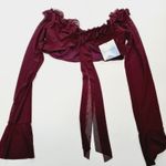 Majorelle  Monique Crop Top in Plum Purple Large Photo 2