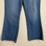 1822 Denim  High-Rise Demi Bootcut Raw Hem Jeans, Size 8 Photo 5