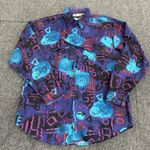 Vintage Mine & Bill's Outfitters Western Tribal Womens Button Up Shirt‎ M Size M Photo 0