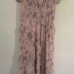Louna Pink Elizabeth Dress Midi Floral Wedding Guest Formal Spring Ruffle Large Photo 2